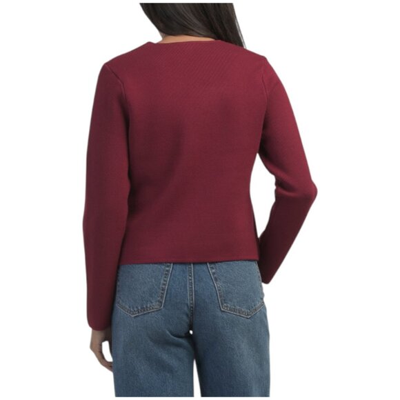 GREIGE Long Sleeve Button Front Cardigan - Picture 2 of 2